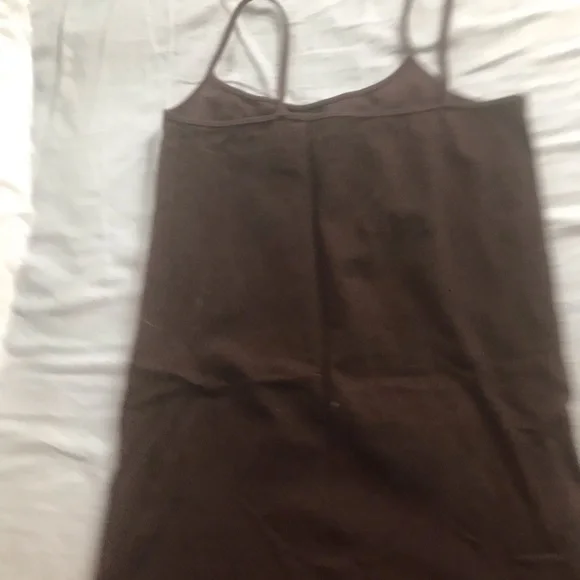 Dark brown cami tank Size L - Picture 2 of 3